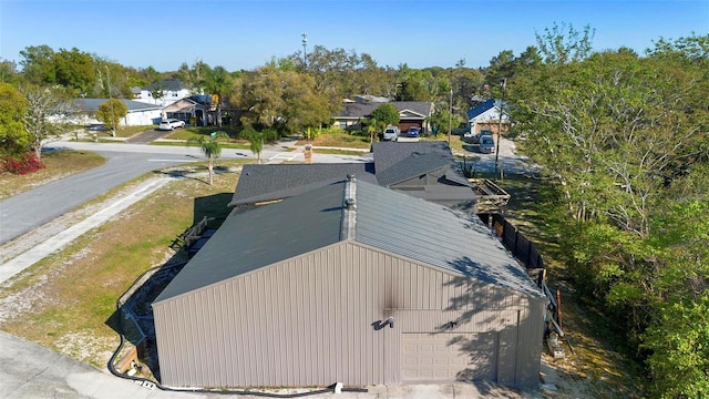 drone / aerial view featuring a residential view