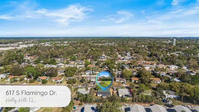 bird's eye view featuring a residential view