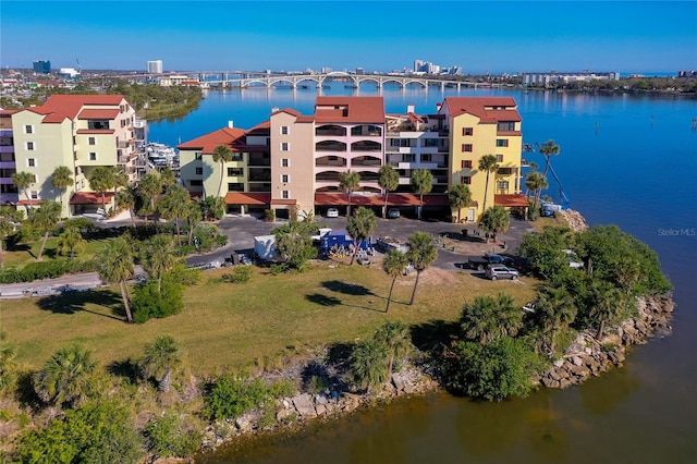 732 Marina Point Dr Unit 7320, Daytona Beach, FL 32114 - aerial view featuring a water view