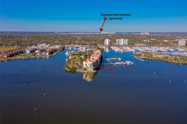 732 Marina Point Dr Unit 7320, Daytona Beach, FL 32114 - aerial view with a water view