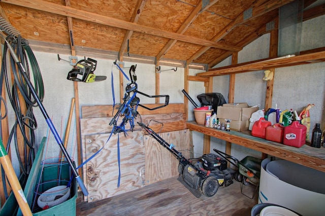 view of storage