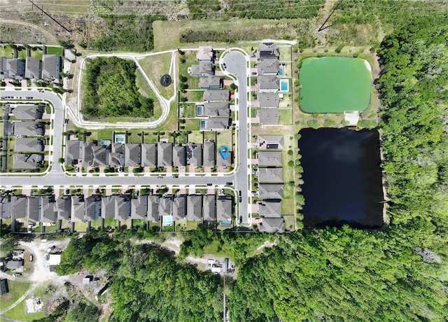 2090 Prairie Sage Ln, Longwood, FL 32750 - bird's eye view featuring a water view and a residential view