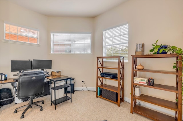 3145 Connemara Dr, Ormond Beach, FL 32174 - carpeted office featuring plenty of natural light and baseboards
