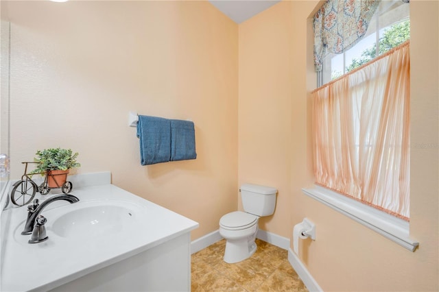 3145 Connemara Dr, Ormond Beach, FL 32174 - half bath featuring vanity and tile patterned flooring