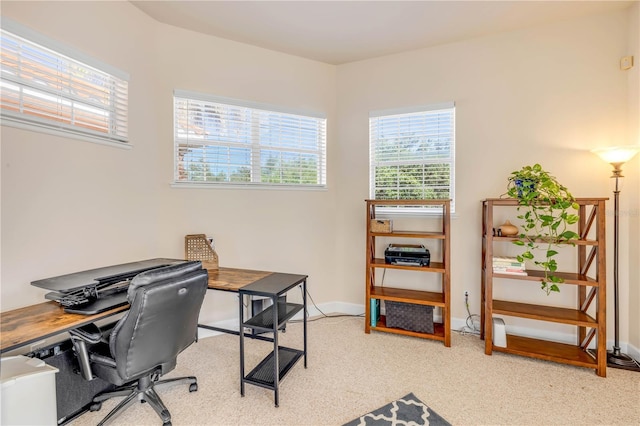 3145 Connemara Dr, Ormond Beach, FL 32174 - office with healthy amount of natural light and light colored carpet