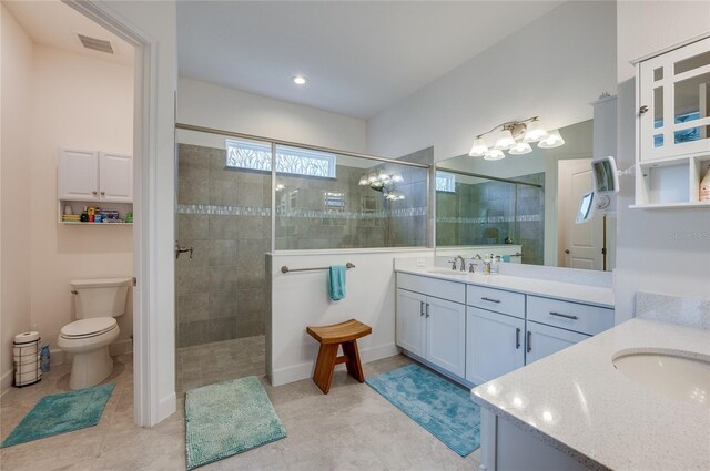 418 Aquamarine Way, Daytona Beach, FL 32124 - full bathroom with a sink, two vanities, and a walk in shower