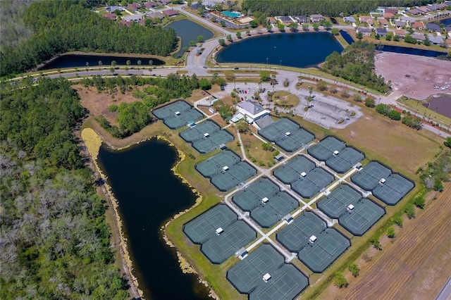 418 Aquamarine Way, Daytona Beach, FL 32124 - drone / aerial view with a water view