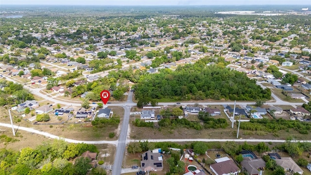 drone / aerial view featuring a residential view