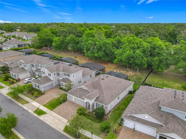 425 Wedgeworth Ln, Deland, FL 32724 - birds eye view of property featuring a forest view and a residential view