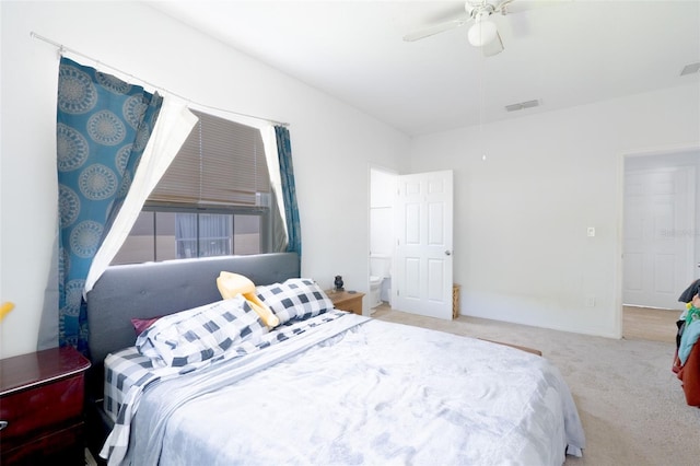 5261 3rd St, Orlando, FL 32810 - bedroom with a ceiling fan, carpet, and visible vents