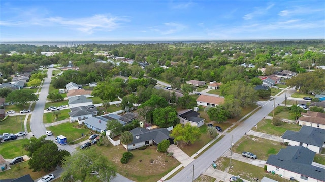 bird's eye view featuring a residential view