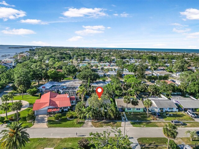 82 Margaret Rd, Ormond Beach, FL 32176 - aerial view featuring a water view