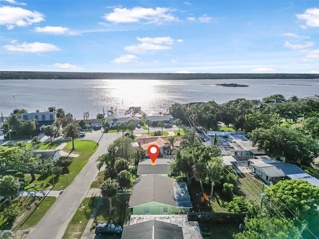 82 Margaret Rd, Ormond Beach, FL 32176 - bird's eye view featuring a water view