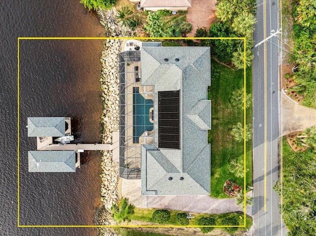 3310 John Anderson Dr, Ormond Beach, FL 32176 - bird's eye view with a water view