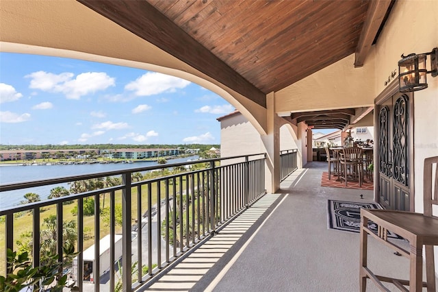 761 Marina Point Dr Unit 7610, Daytona Beach, FL 32114 - balcony with a water view