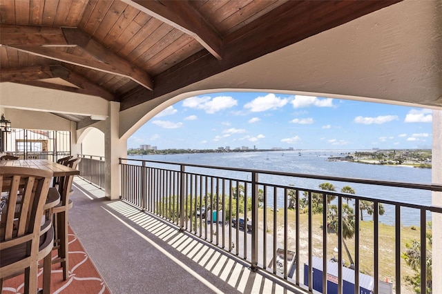 761 Marina Point Dr Unit 7610, Daytona Beach, FL 32114 - balcony with a water view