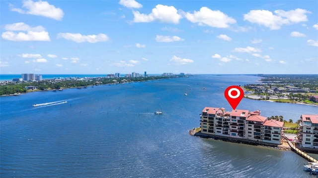761 Marina Point Dr Unit 7610, Daytona Beach, FL 32114 - property view of water with a view of city