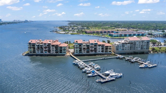 761 Marina Point Dr Unit 7610, Daytona Beach, FL 32114 - aerial view with a water view and a city view