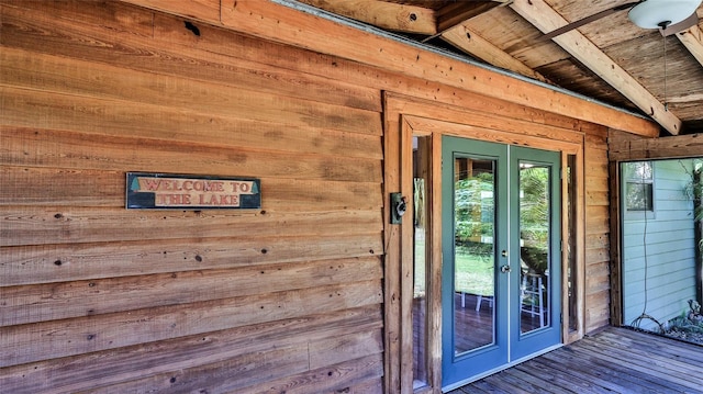 160 Rose Ave, Lake Helen, FL 32744 - property entrance featuring french doors