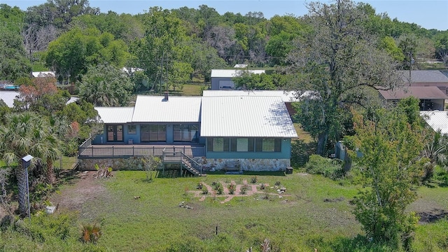 160 Rose Ave, Lake Helen, FL 32744 - aerial view with a view of trees