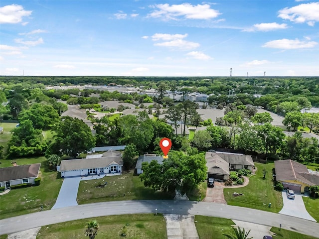 8 Faith Ln, Palm Coast, FL 32137 - bird's eye view featuring a residential view