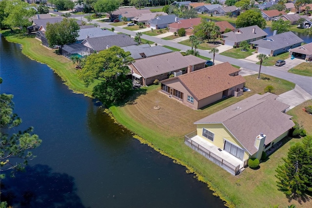 133 Wood Ibis Ct, Daytona Beach, FL 32119 - drone / aerial view featuring a water view and a residential view