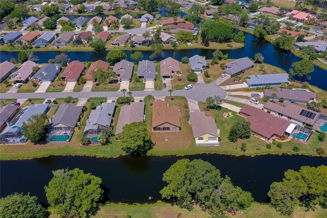133 Wood Ibis Ct, Daytona Beach, FL 32119 - birds eye view of property featuring a residential view and a water view
