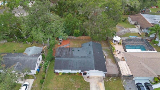 732 Mockingbird Ln, Deland, FL 32720 - birds eye view of property featuring a residential view