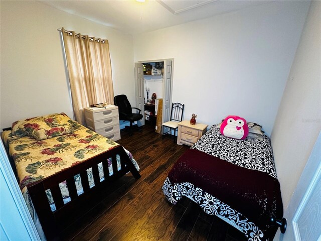 606 W Voorhis Ave, Deland, FL 32720 - bedroom with dark wood finished floors