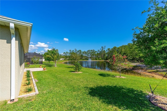2901 Monaghan Dr, Ormond Beach, FL 32174 - view of yard featuring a water view