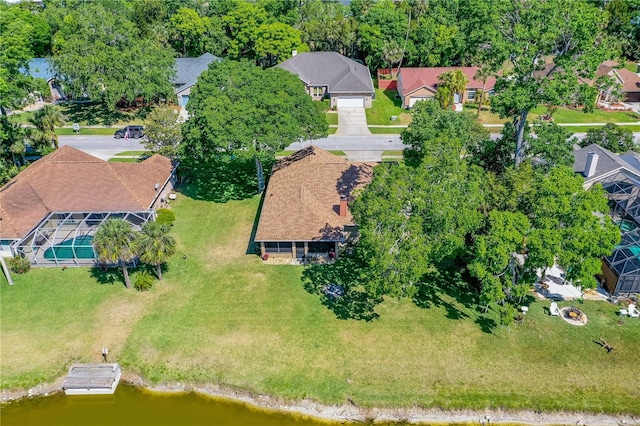 bird's eye view featuring a residential view