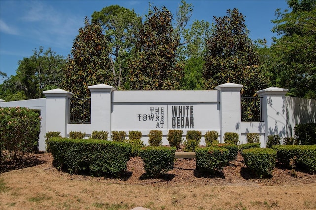 258 Rustic Loop, Sanford, FL 32771 - community / neighborhood sign featuring fence