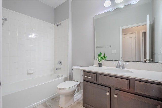 258 Rustic Loop, Sanford, FL 32771 - full bath with shower / bathtub combination, vanity, tile patterned flooring, and toilet