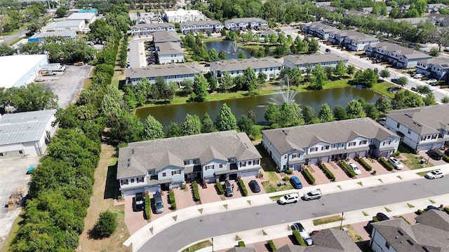 258 Rustic Loop, Sanford, FL 32771 - drone / aerial view featuring a water view and a residential view