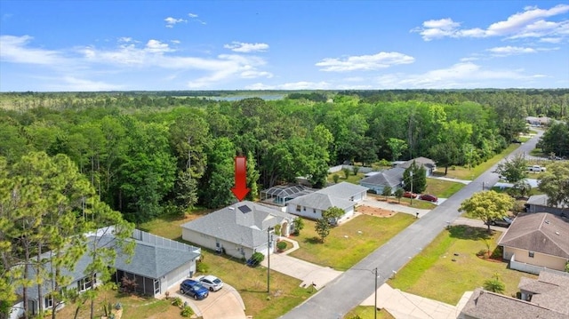 10 Zebrawood Ct, Palm Coast, FL 32164 - aerial view with a view of trees and a residential view