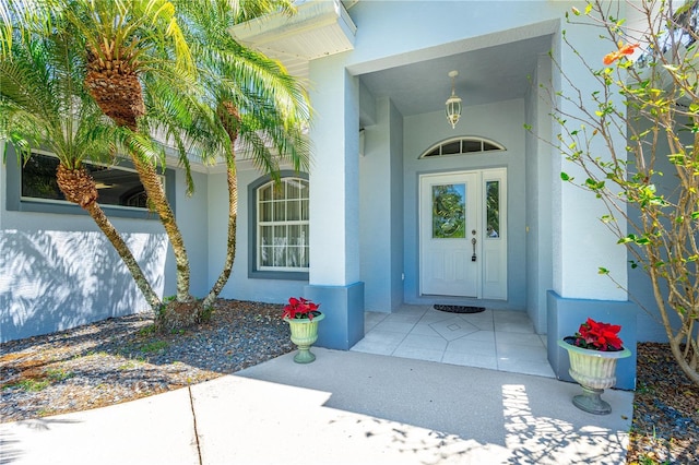 105 Riviera Estates Blvd, Ormond Beach, FL 32174 - entrance to property with stucco siding