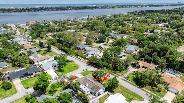 952 Northbrook Dr, Ormond Beach, FL 32174 - bird's eye view with a residential view and a water view