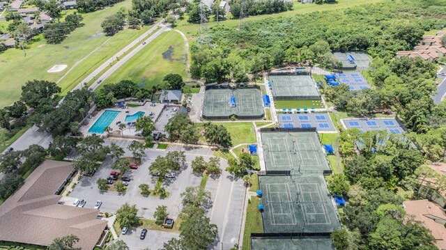 4749 Stoneview Cir, Oldsmar, FL 34677 - aerial overview of property's location with a pool