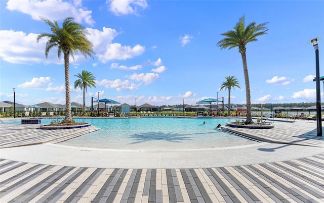 view of pool