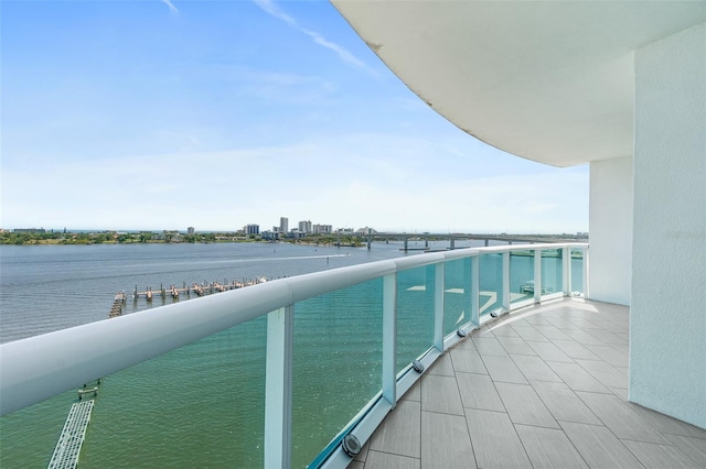 241 Riverside Dr Unit 902, Holly Hill, FL 32117 - balcony featuring a water view