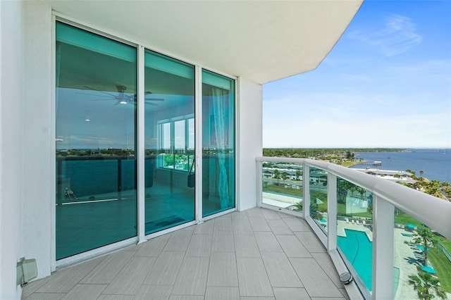 241 Riverside Dr Unit 902, Holly Hill, FL 32117 - balcony featuring a water view