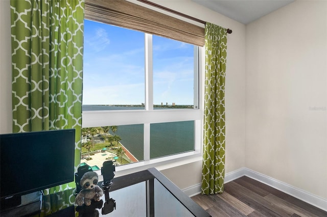 241 Riverside Dr Unit 902, Holly Hill, FL 32117 - interior details featuring wood finished floors and baseboards