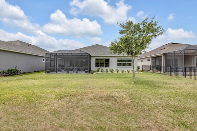 660 Mosaic Blvd, Daytona Beach, FL 32124 - rear view of property with glass enclosure