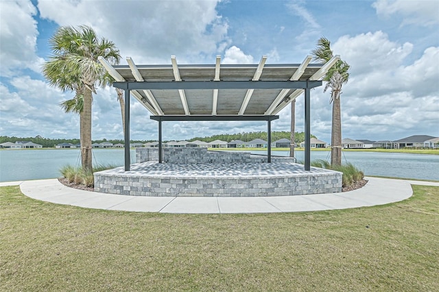 660 Mosaic Blvd, Daytona Beach, FL 32124 - view of community featuring a yard and a water view