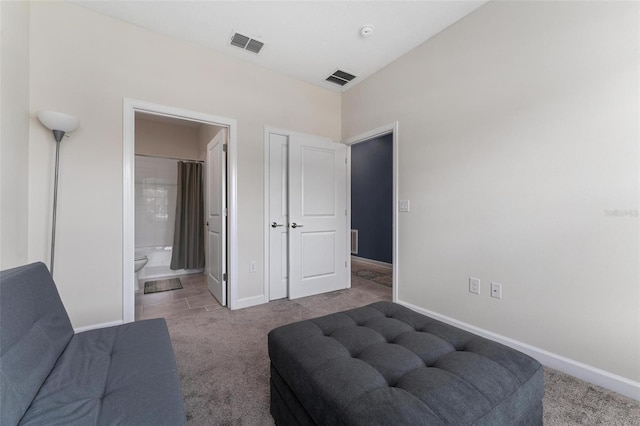 1079 Quaker Ridge Ln, Davenport, FL 33896 - sitting room featuring baseboards, visible vents, and carpet flooring