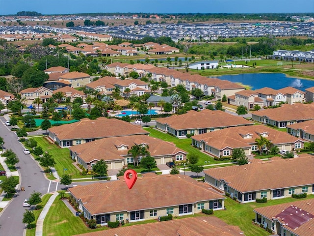1079 Quaker Ridge Ln, Davenport, FL 33896 - aerial view with a water view and a residential view