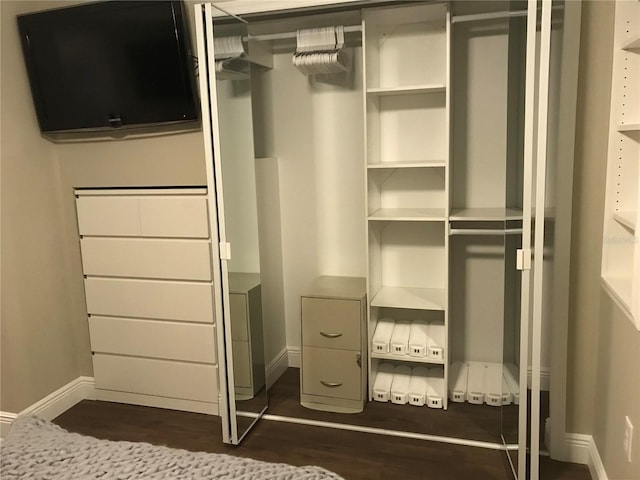 view of closet