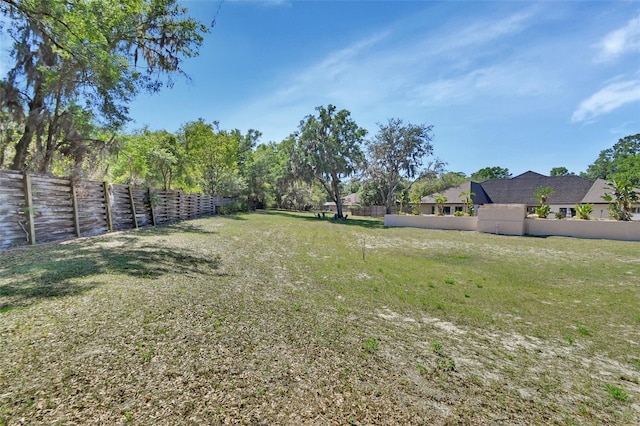 view of yard