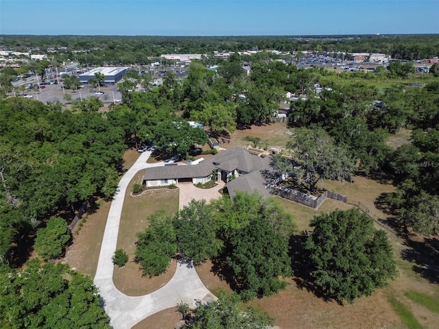aerial overview of property's location