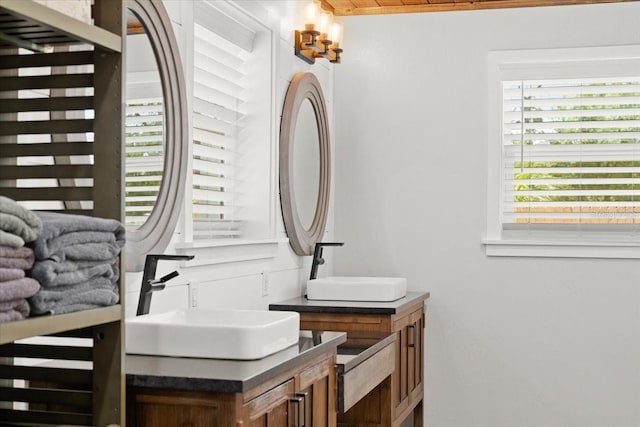 interior space featuring a sink